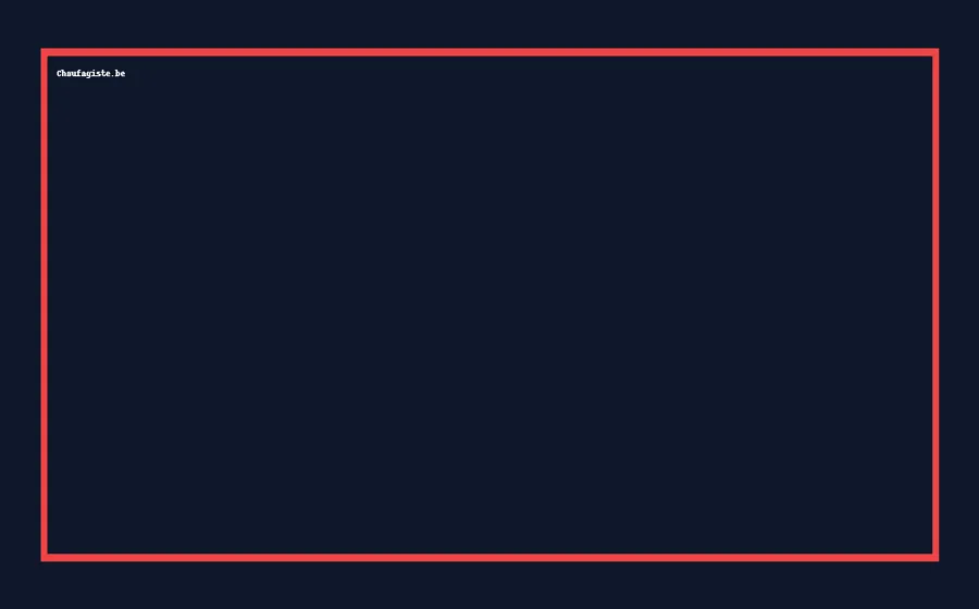 Chauffagiste dépannage et entretien chaudière Belgique